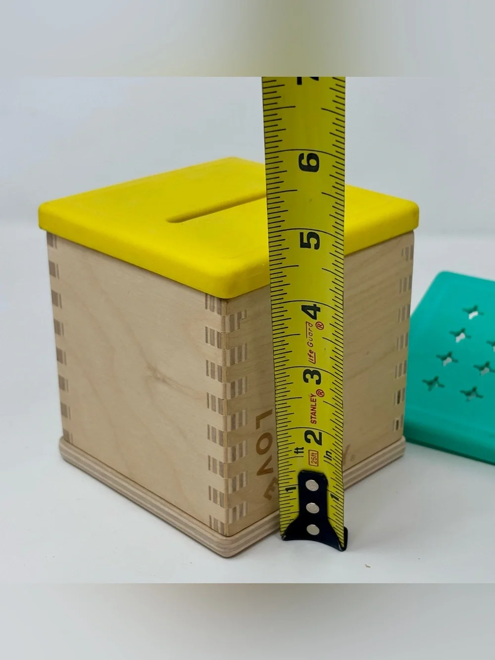 Lovevery Coin Bank Carrot Drop Box Wooden Learning Toy Montessori Babbler Kit